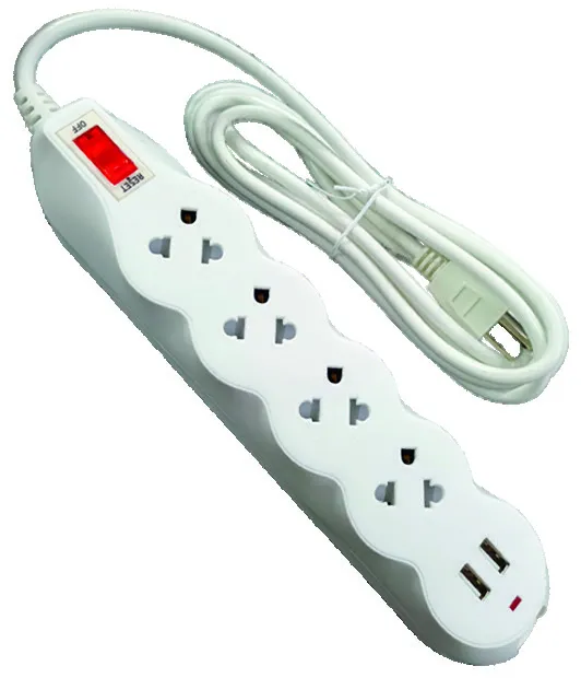 Supresor De Pico 4 Tomas Usb