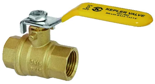 VÁLVULA ESFÉRICA AMARILLA BRONCE