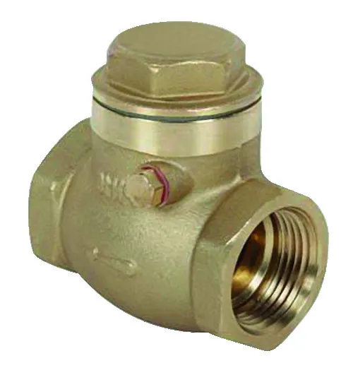VÁLVULA CHECK PIE BRONCE PESADO