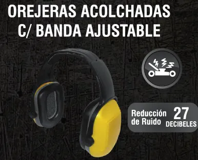 OREJERAS ACOLCHADAS C BANDA AJUSTABLE