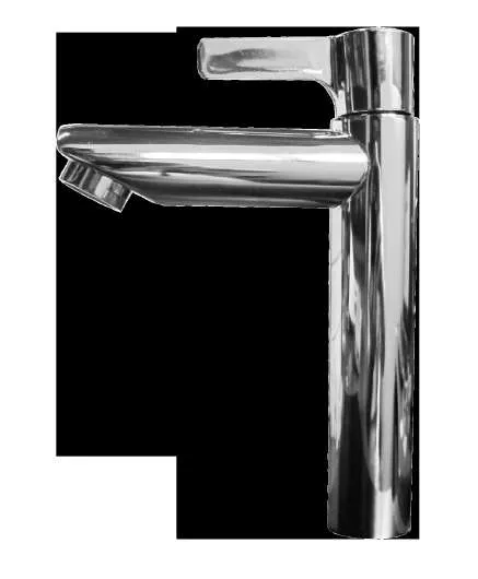 Llave p/ovalín pico largo cromado A/F 18 cm