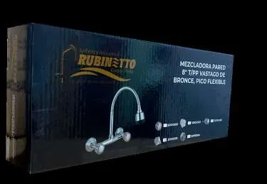 Mezcladora pared p/flexible 8”