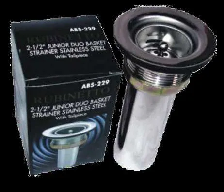 Desagüe 2.5” canastilla cromado 14 cm