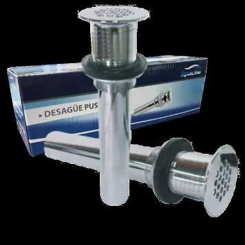 Desagüe 1 1/4” bronce cromado