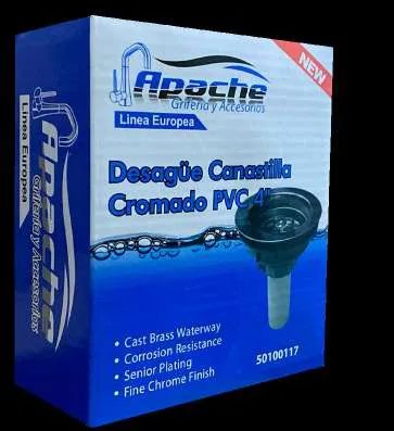 Desagüe 4” canastilla PVC 15 cm