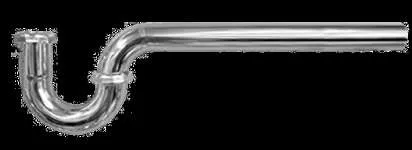 Trampa p 1 1/2 x 15” metal cromada