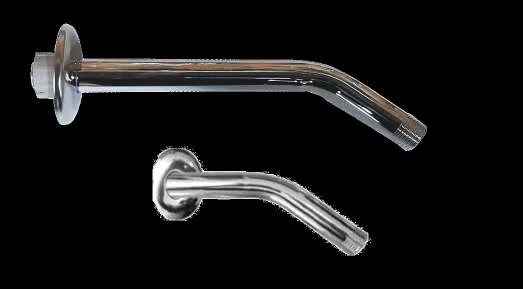 Brazo de ducha metal c/canopla oval