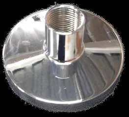 Canopla plana de metal 1/2"