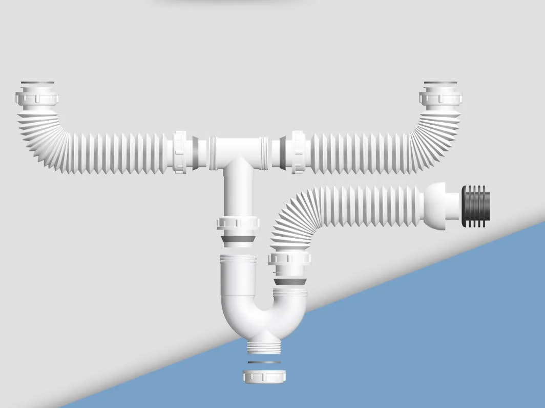DT BRAZOS CORRUGADOS Y TRAMPA P FLEXIBLE CON REGISTRO